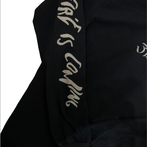 Flying Lotus ‘Fire Is Coming’ Black Long Sleeve T-shirt Sz M - Picture 3 of 4